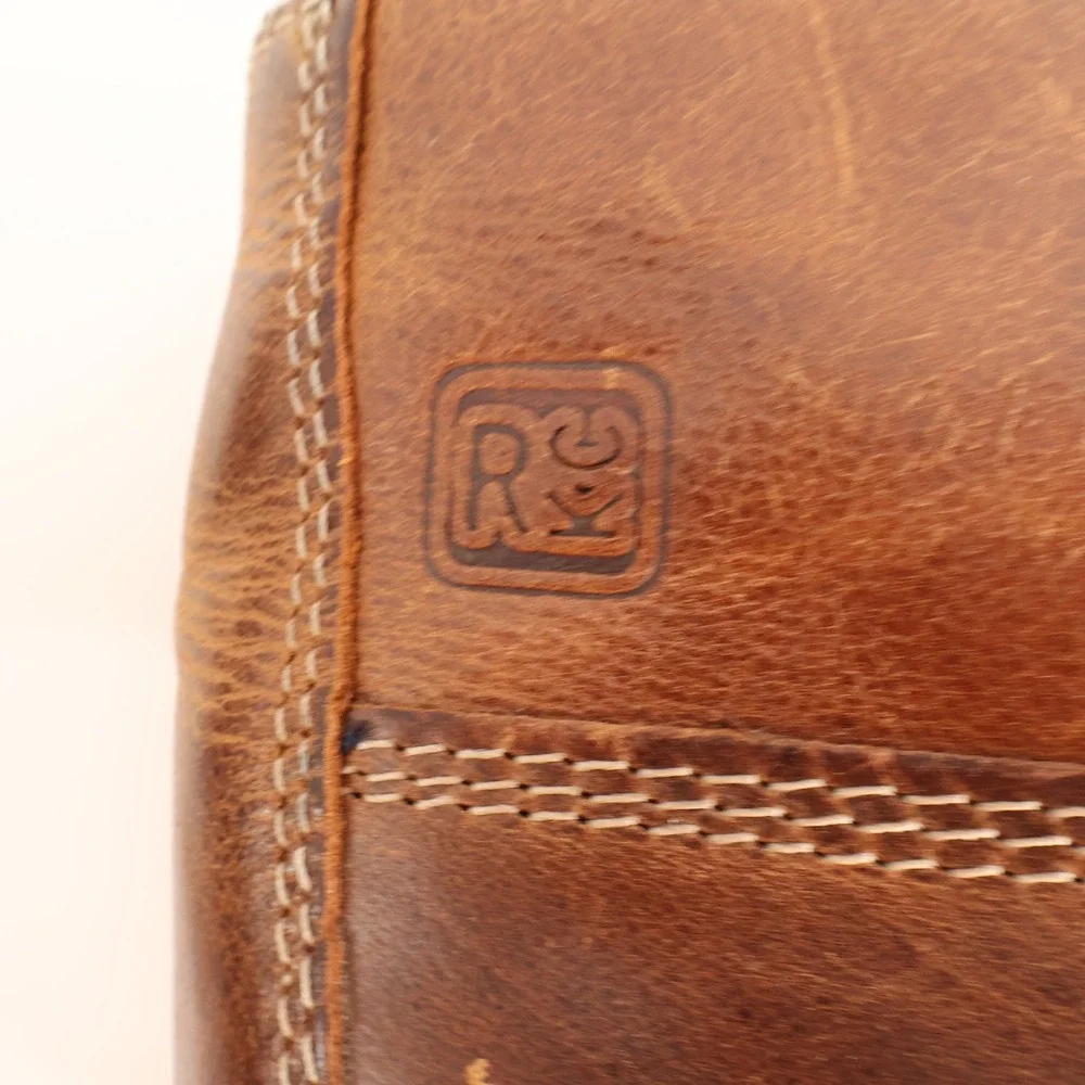 RKC Uptown Leather Chukka Boots Brown Lace-Up Ankle‎ Casual Shoes